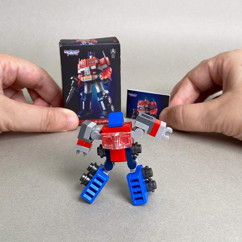 Optimus Prime Mini MOC Set Come with Box and Manual