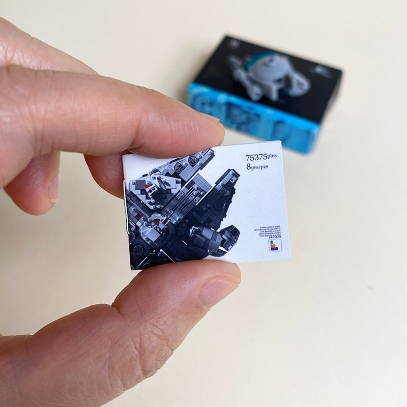 Mini Millennium Falcon MOC Set 75375Plus Come with Box and Manual