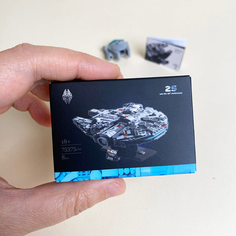 Mini Millennium Falcon MOC Set 75375Plus Come with Box and Manual
