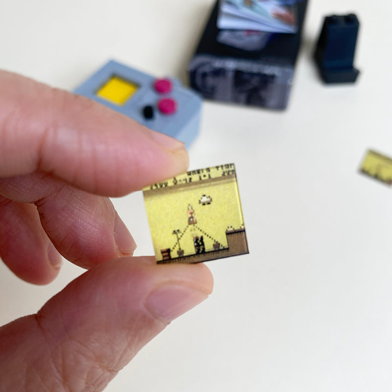 Mini Game Boy MOC Brick Set Come with Box and Manual