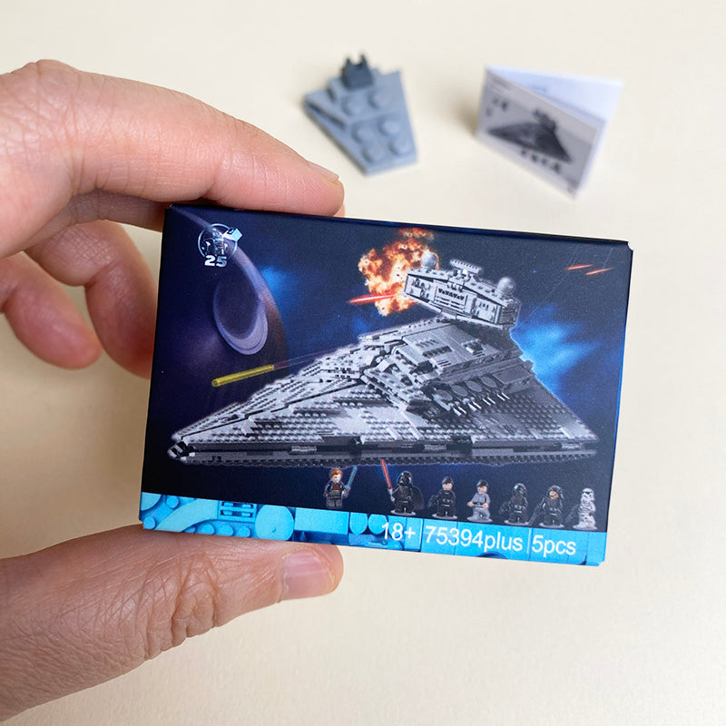 Mini Imperial Star Destroyer MOC Set 75394Plus Come with Box and Manual