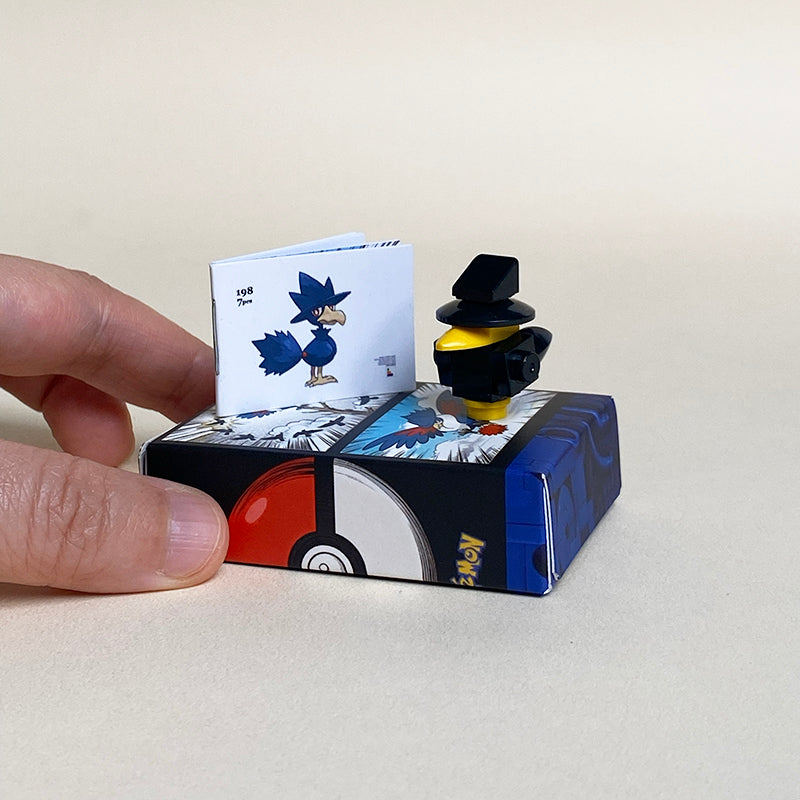 Mini Pokémon Murkrow MOC Set Come with Box and Manual
