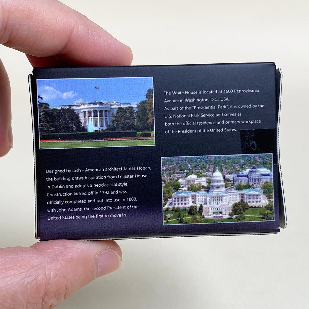 Mini White House MOC Set Come with Box and Manual