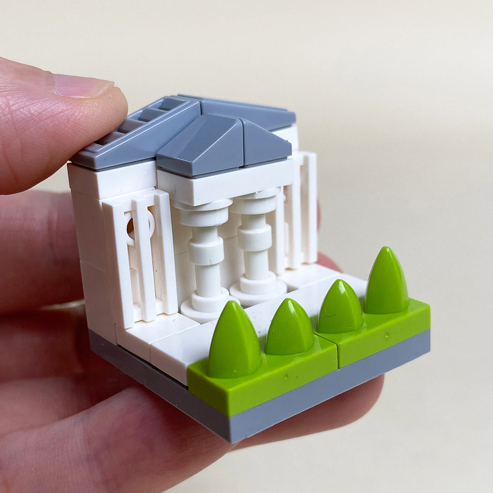 Mini White House MOC Set Come with Box and Manual