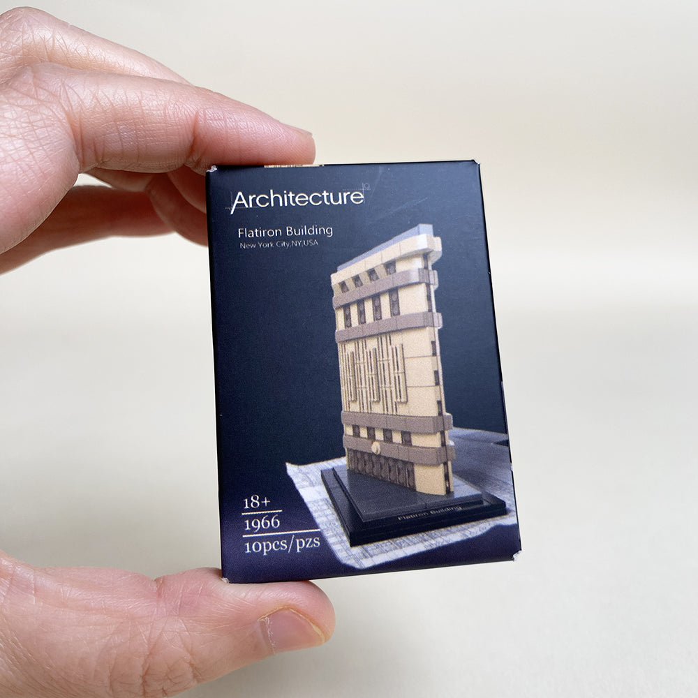 Flatiron Building Mini MOC Set Come with Box and Manual