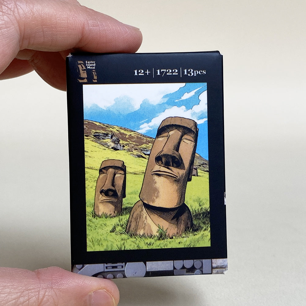 Moai Mini MOC Set (Easter Island Edition) Come with Box and Manual