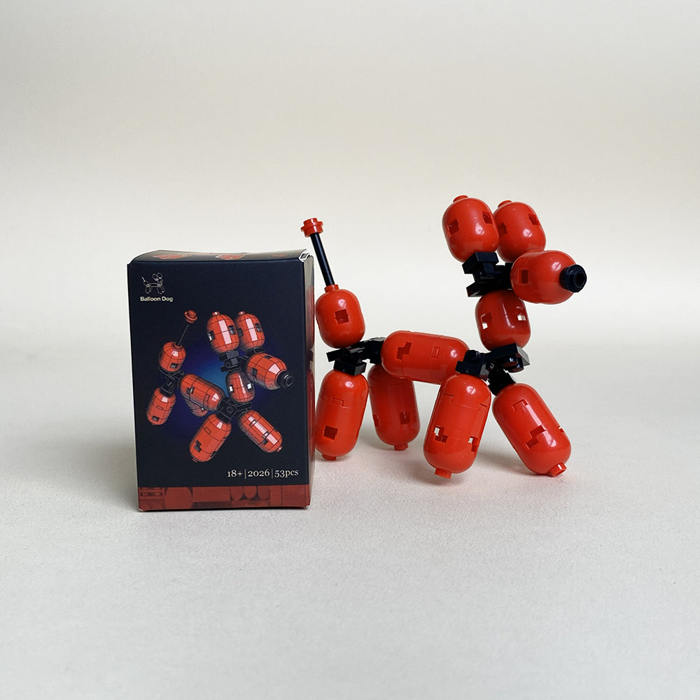 Balloon Dog Mini MOC Set Come with Box and Manual