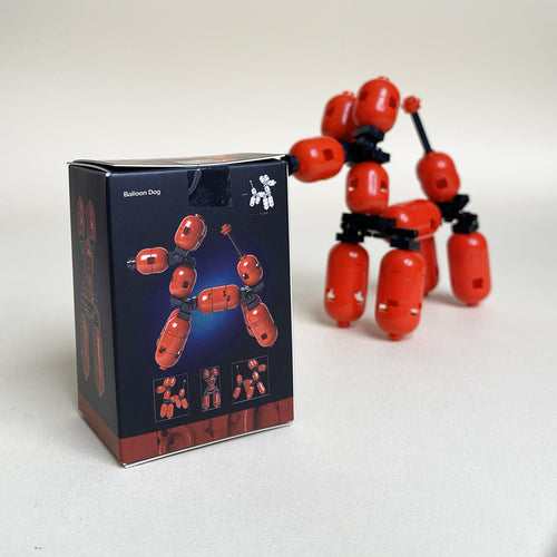 Balloon Dog Mini MOC Set Come with Box and Manual