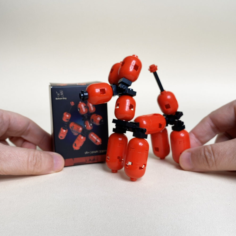 Balloon Dog Mini MOC Set Come with Box and Manual