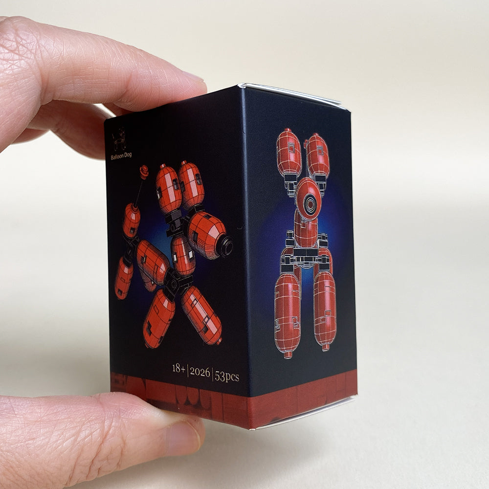 Balloon Dog Mini MOC Set Come with Box and Manual