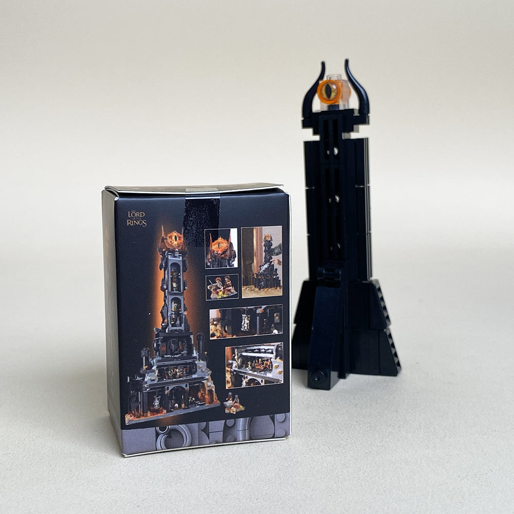 Barad-dur Mini MOC Set Come with Box and Manual