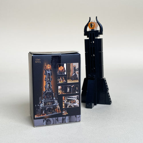 Barad-dur Mini MOC Set Come with Box and Manual