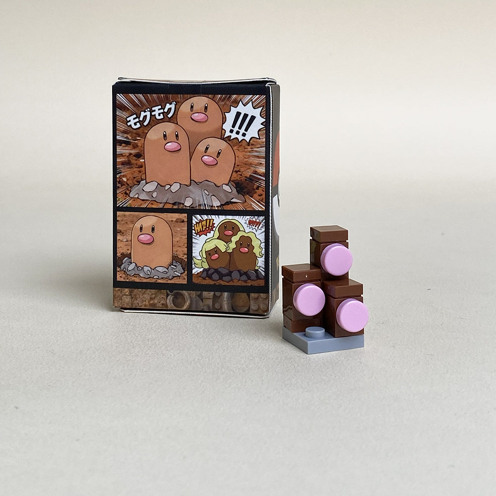 Pokémon Diglett Mini MOC Set Come with Box and Manual