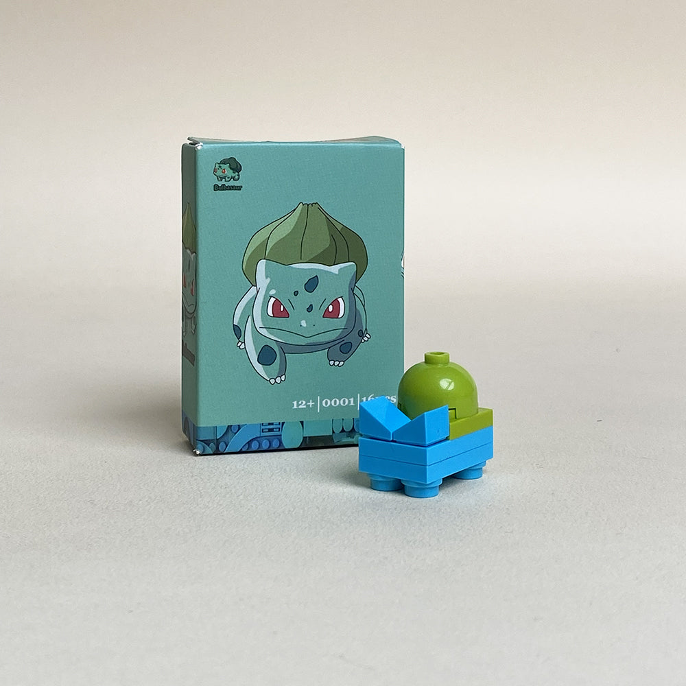 Bulbasaur Mini MOC Set Come with Box and Manual