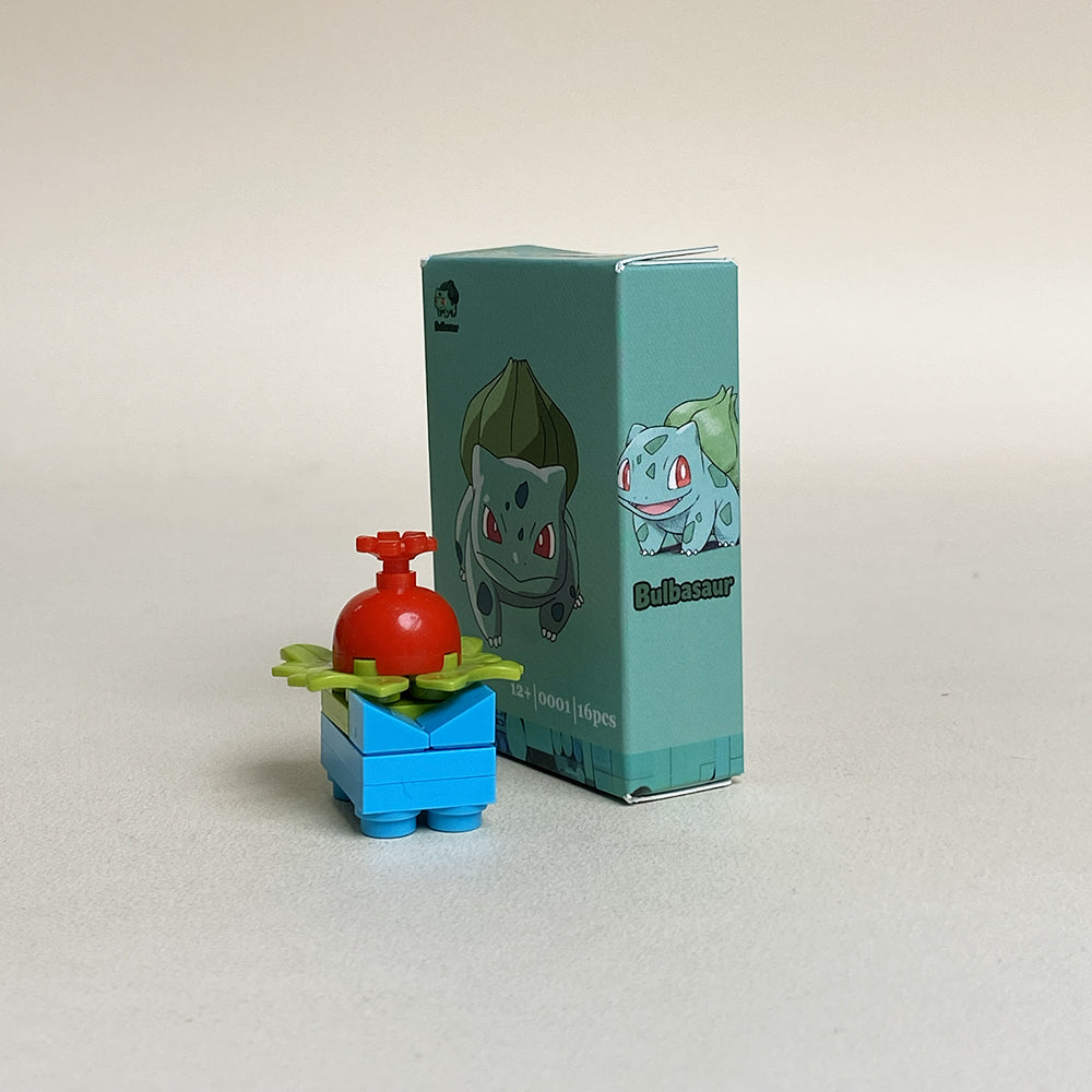 Bulbasaur Mini MOC Set Come with Box and Manual