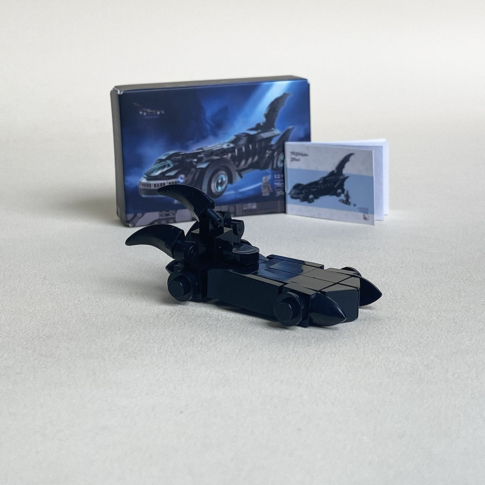 Batman Batmobile Mini MOC Set Come with Box and Manual