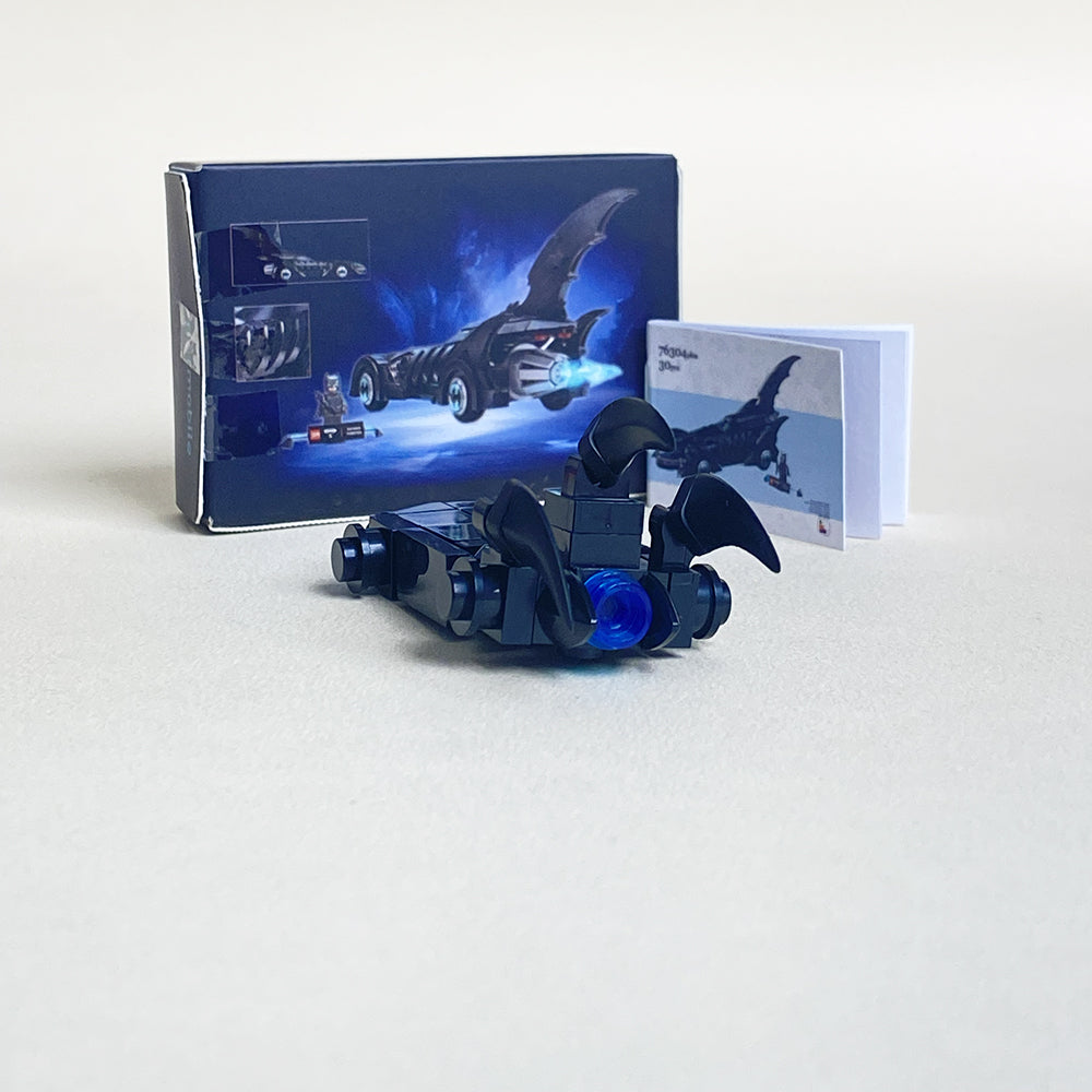 Batman Batmobile Mini MOC Set Come with Box and Manual