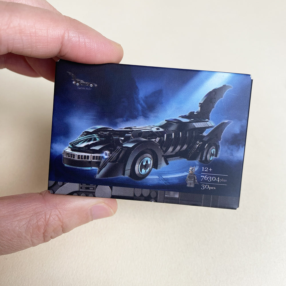 Batman Batmobile Mini MOC Set Come with Box and Manual