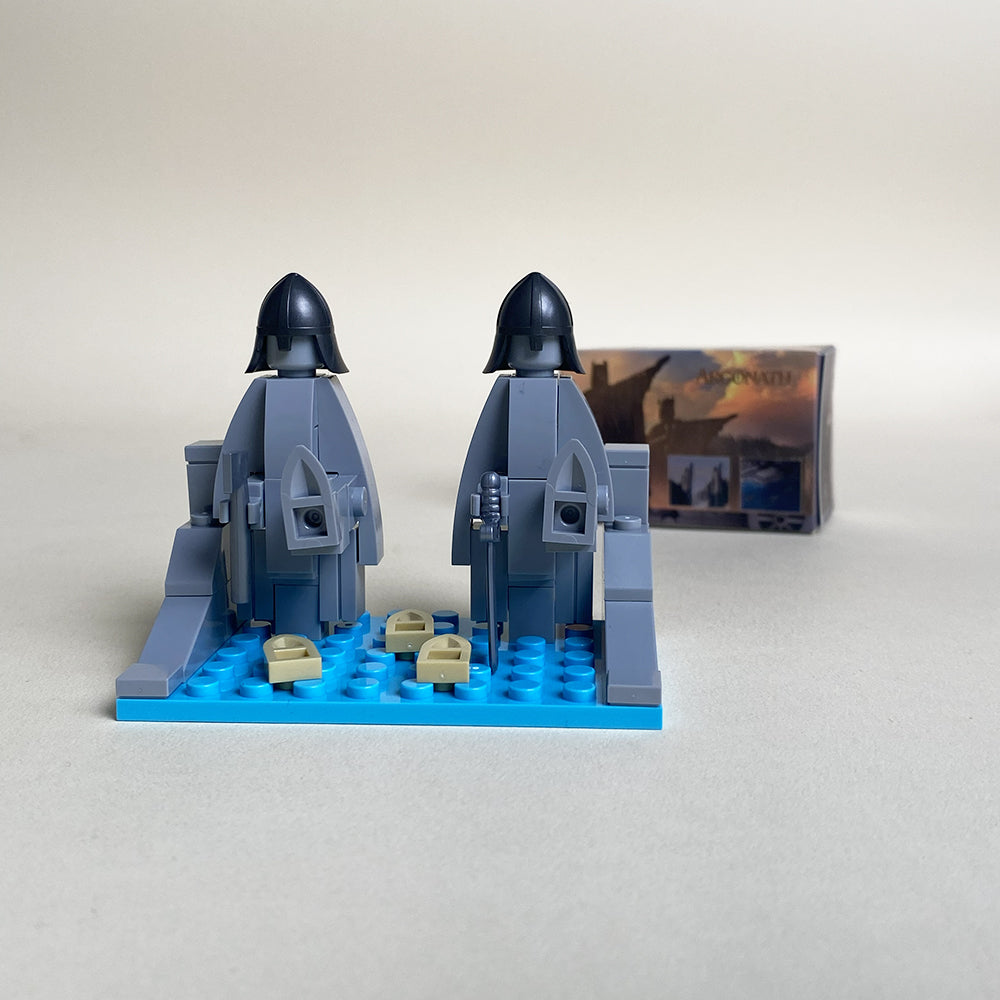 Argonath Mini MOC Set Come with Box and Manual