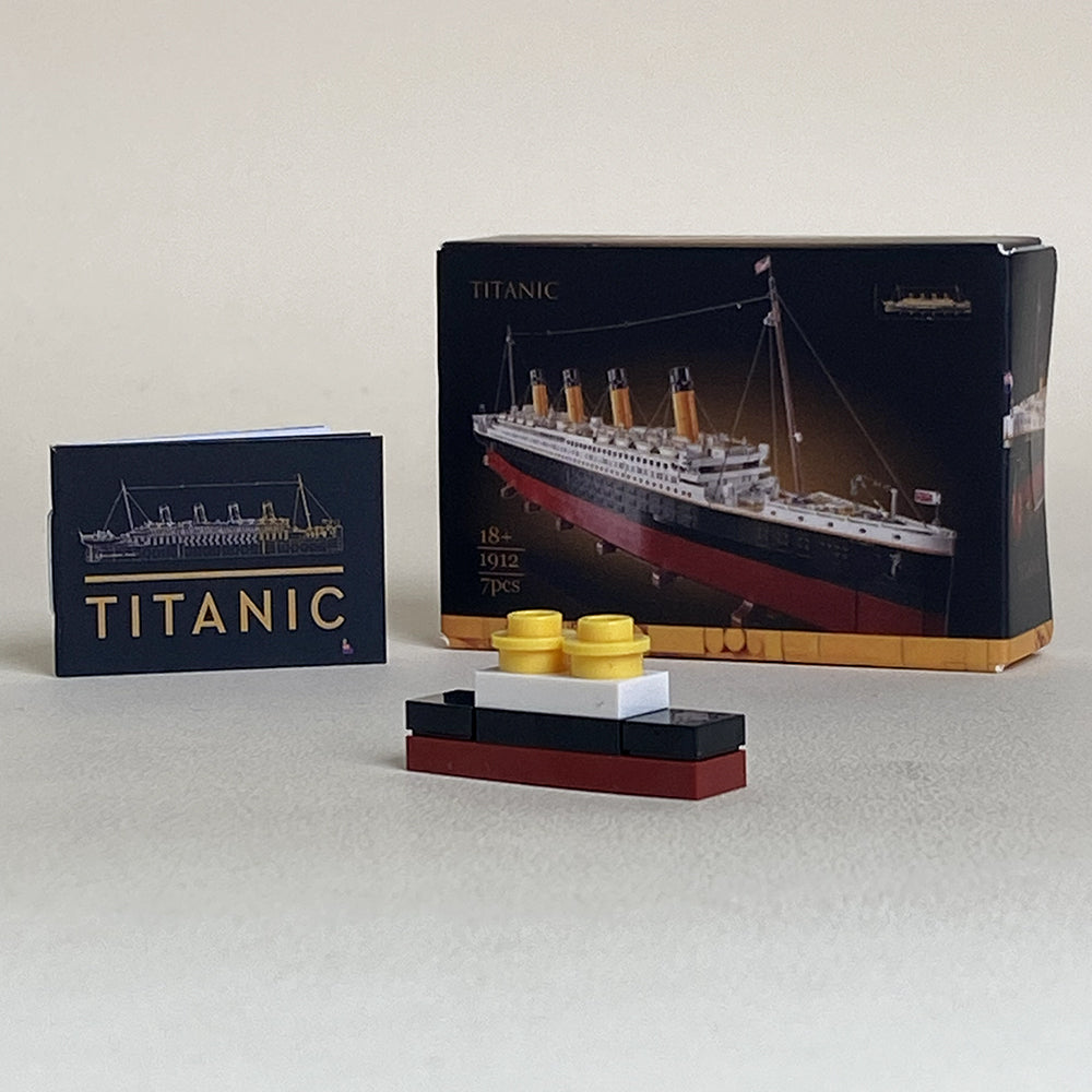 Mini Titanic MOC Building Set Come with Box and Manual