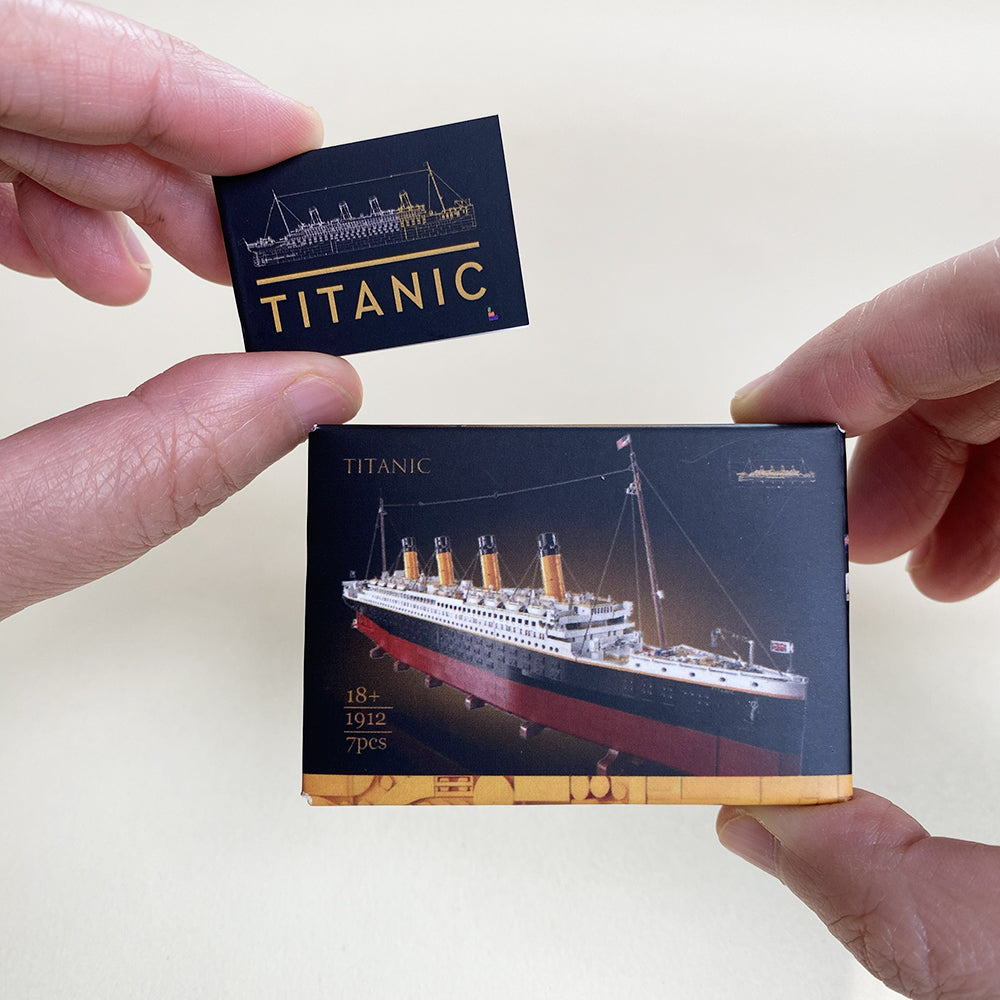 Mini Titanic MOC Building Set Come with Box and Manual