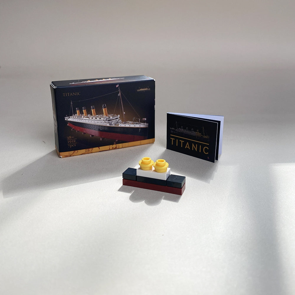 Mini Titanic MOC Building Set Come with Box and Manual