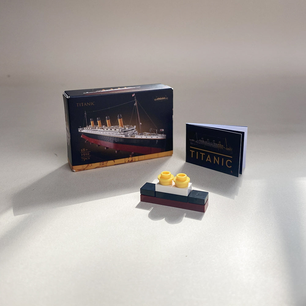 Mini Titanic MOC Building Set Come with Box and Manual