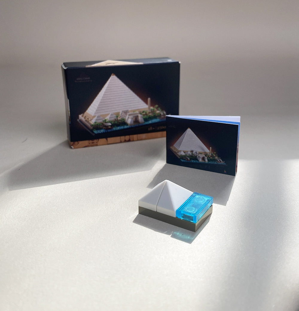 Mini Pyramid MOC Building Set Come with Box and Manual