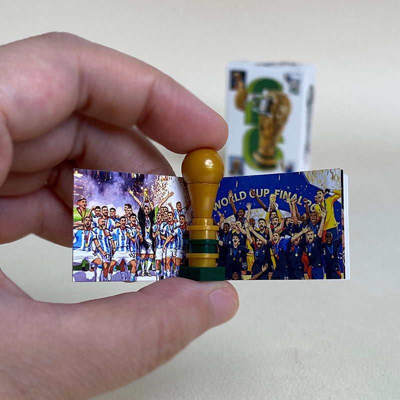 2026 FIFA World Cup Mini Trophy Building Blocks Set, with Instructions & Box