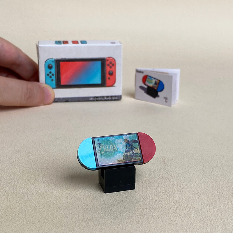 Switch Mini Building Blocks Set come with Manual Cart and Box