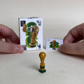 2026 FIFA World Cup Mini Trophy Building Blocks Set, with Instructions & Box