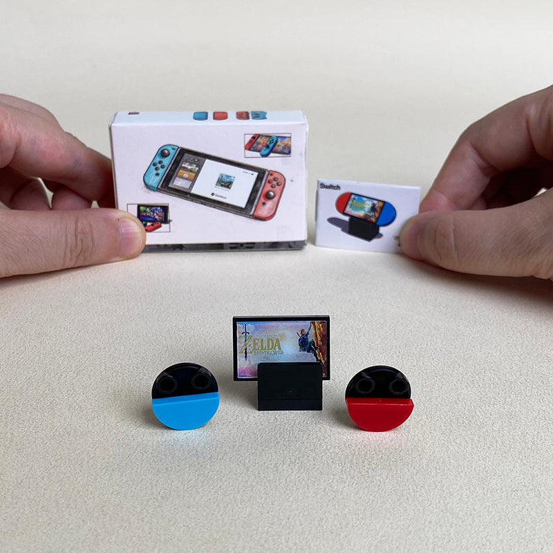 Switch Mini Building Blocks Set come with Manual Cart and Box