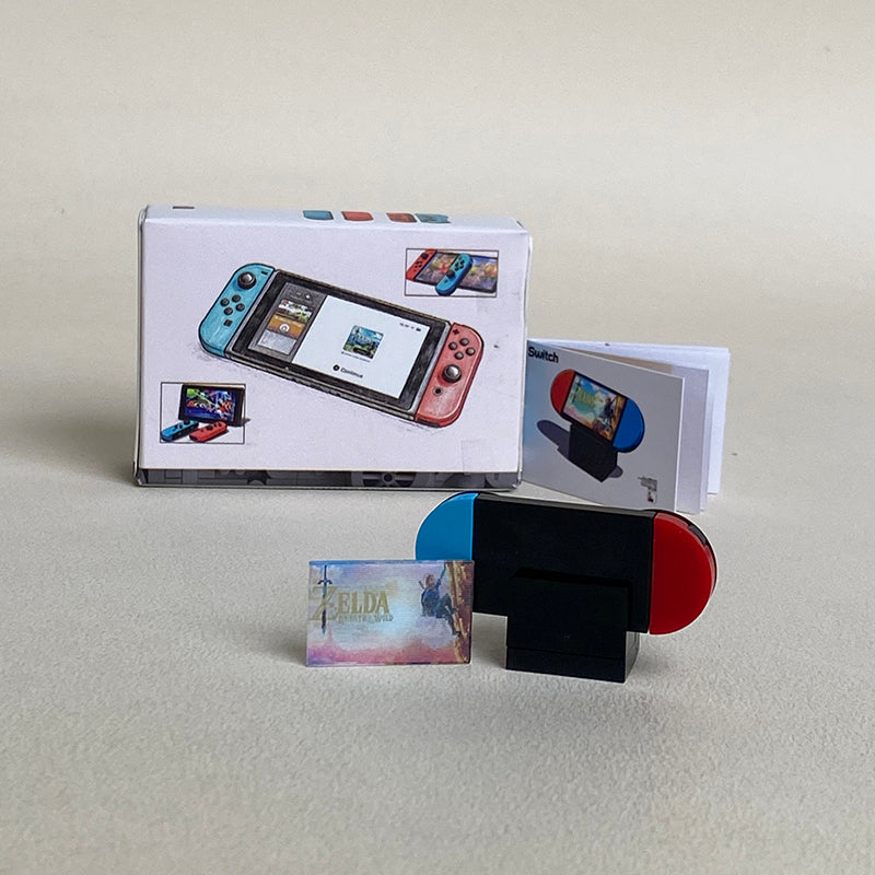 Switch Mini Building Blocks Set come with Manual Cart and Box